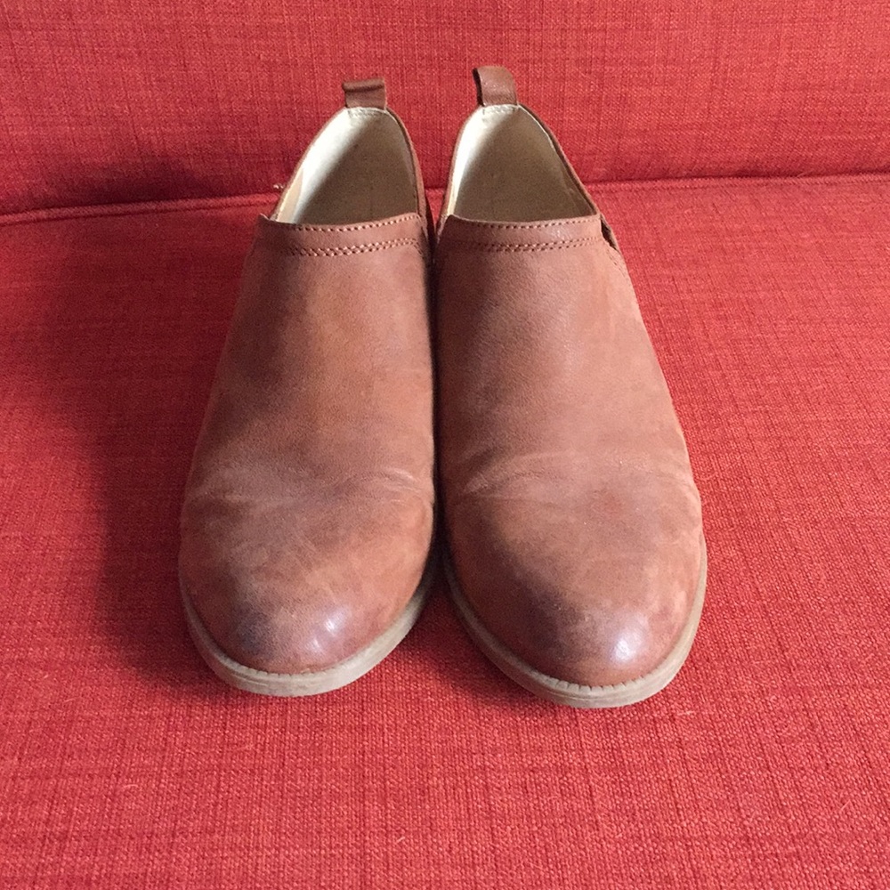 Franco Sarto Brown Ankle Boots